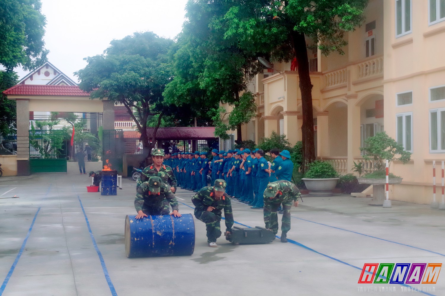 THANH LIÊM (HÀ NAM) XÂY DỰNG LỰC LƯỢNG DQTV  “THỰC SỰ LÀ LỰC LƯỢNG NÒNG CỐT TRONG BẢO VỆ ĐẢNG, CHÍNH QUYỀN VÀ NHÂN DÂN”