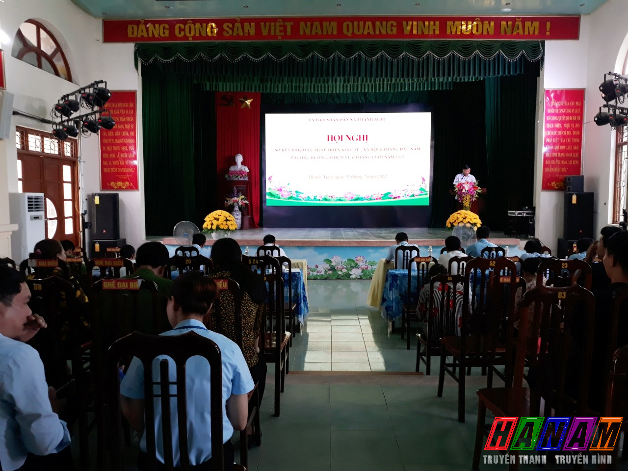 UBND xã Thanh Nghị Sơ kết nhiệm vụ phát triển kinh tế xã hội 6 tháng đầu năm 2022.