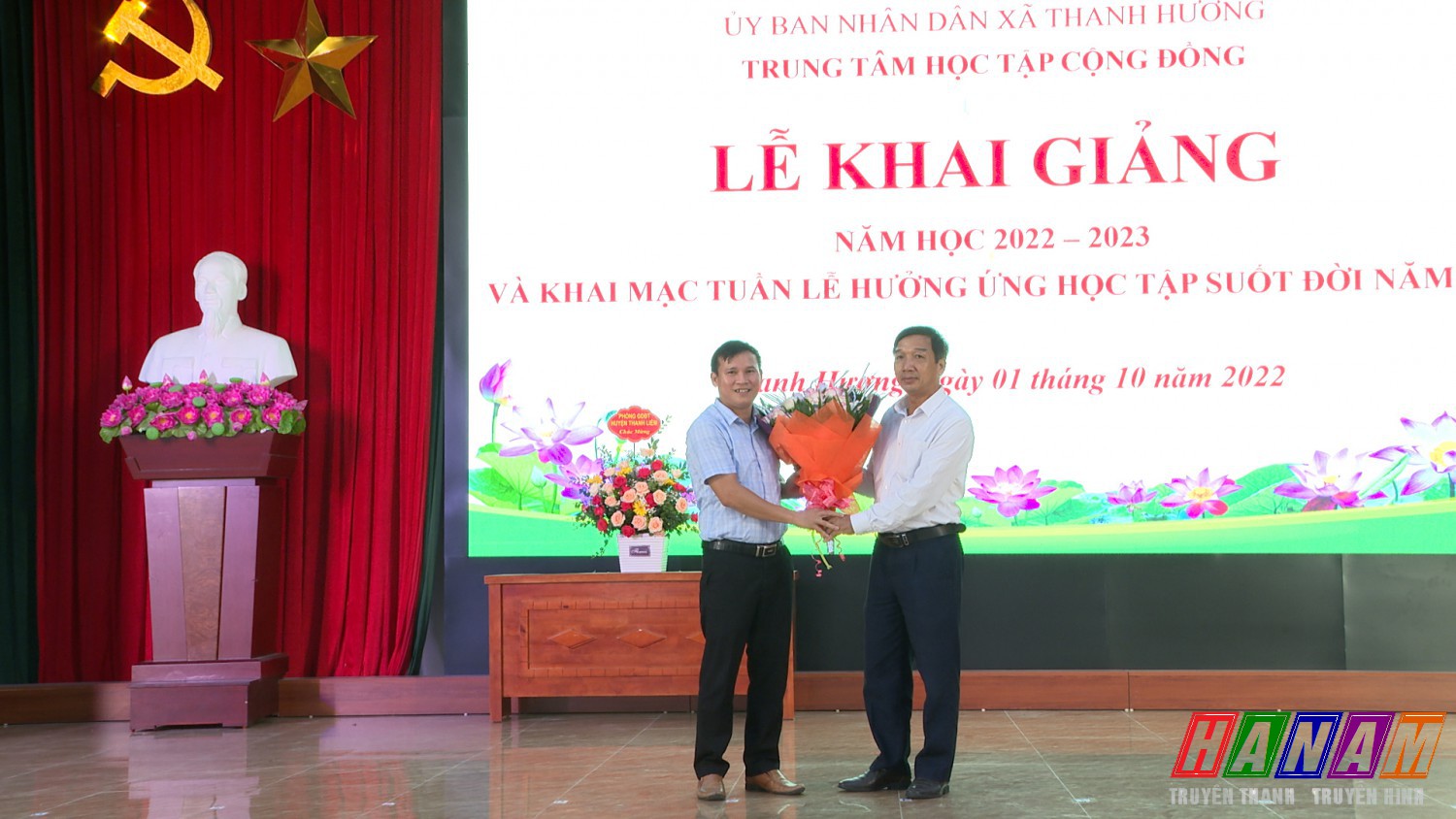 Trung tâm học tập cộng đồng xã Thanh Hương khai giảng năm học 2022-2023.