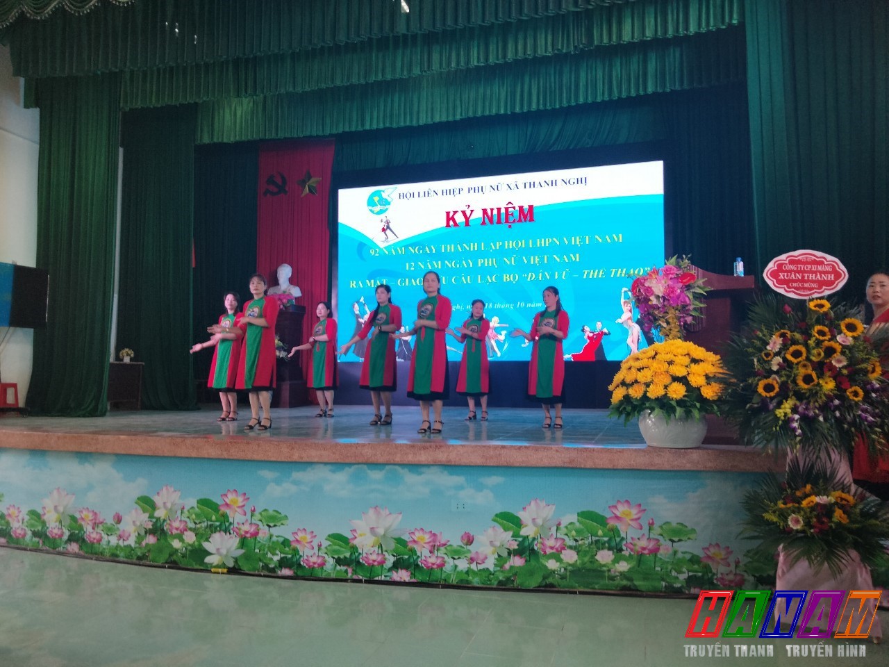 Hội LHPN xã Thanh Nghị tổ chức kỷ niệm 92 năm ngày thành lập Hội LHPN Việt Nam.