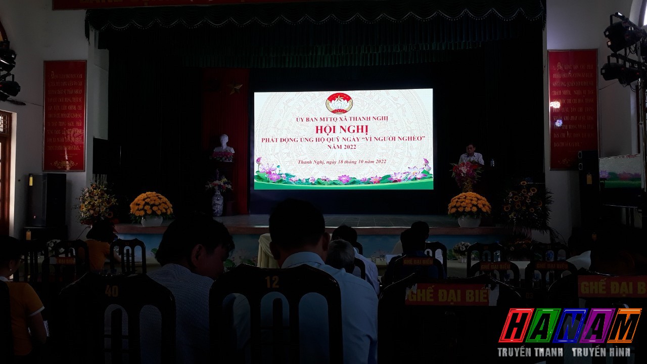 Xã Thanh Nghị phát động ủng hộ Quỹ “Vì người nghèo” năm 2022.