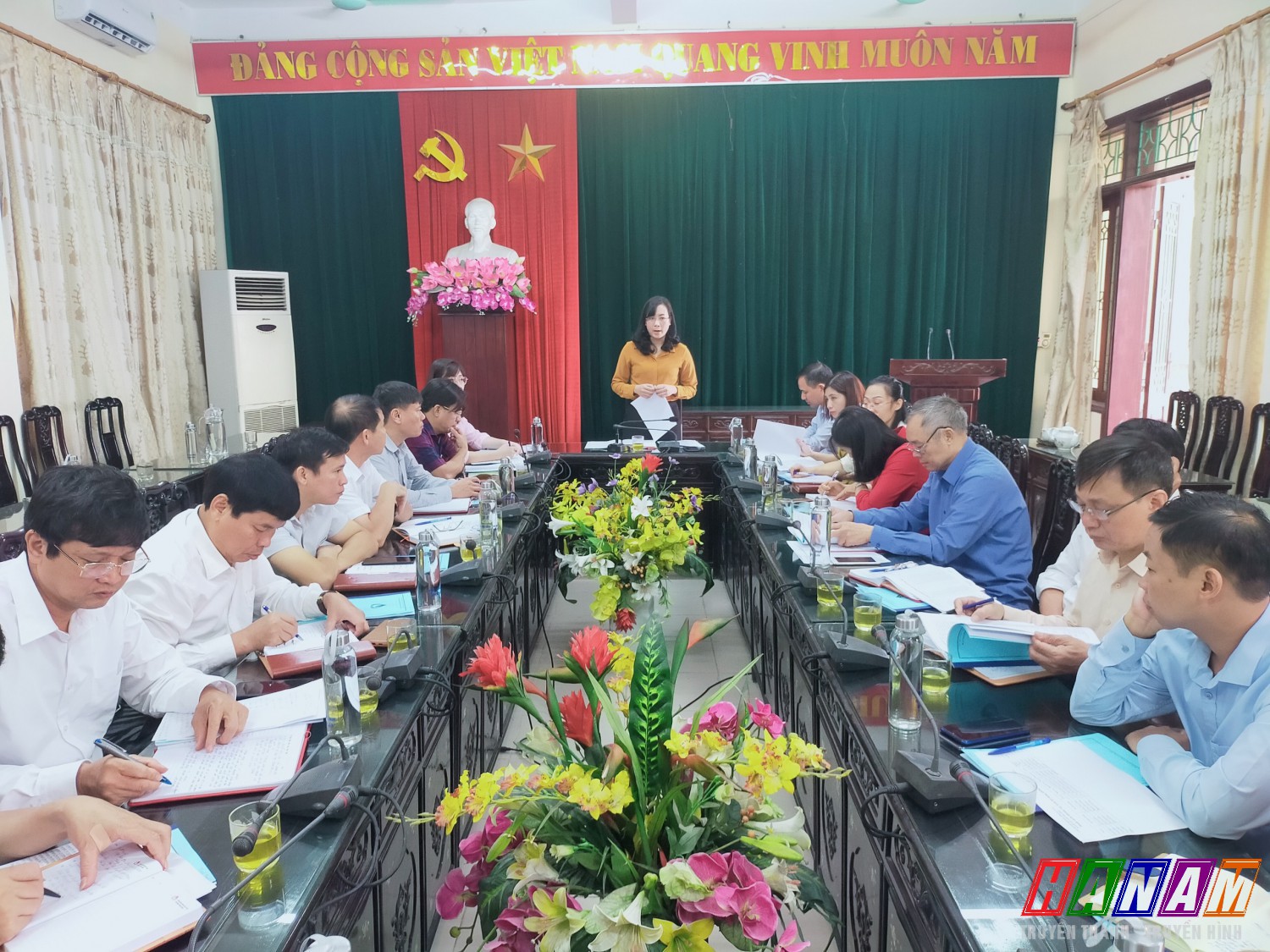 Ban đại diện HĐQT - NHCSXH Thanh Liêm đánh giá kết quả hoạt động 9 tháng đầu năm 2022