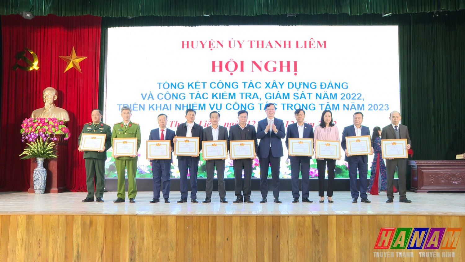 Thanh Liêm tổng kết công tác xây dựng Đảng, công tác kiểm tra, giám sát năm 2022.