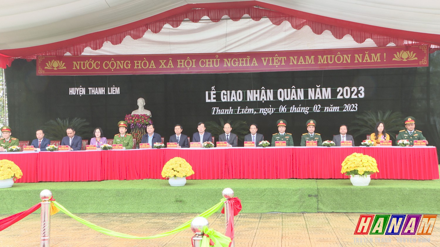 Ghi nhận ở Ngày hội tòng quân huyện Thanh Liêm năm 2023.
