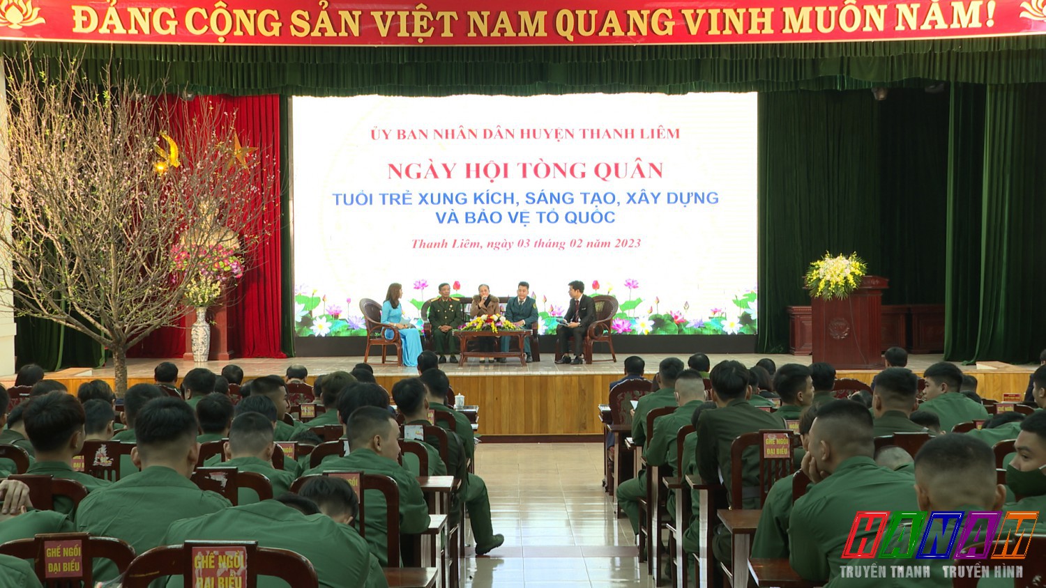 Thanh Liêm tổ chức ngày hội tòng quân.