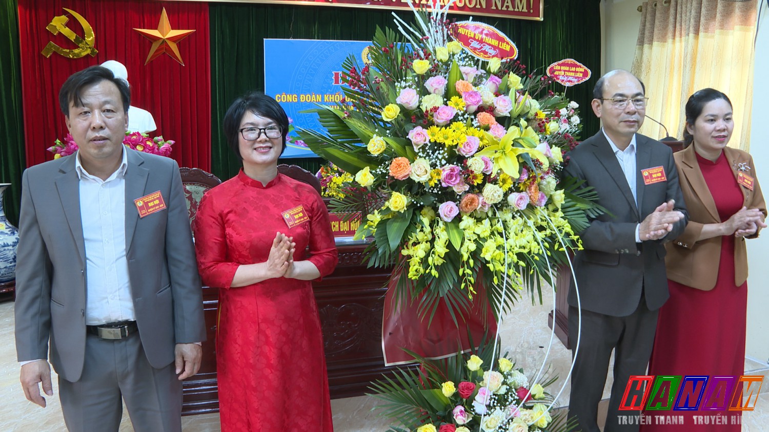 Công đoàn khối dân Đảng huyện Thanh Liêm Đại hội nhiệm kỳ 2023-2028.