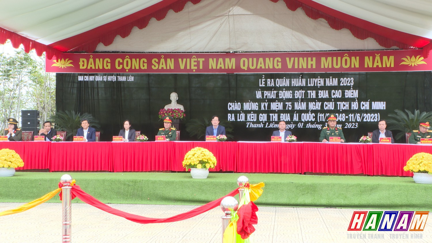 Đại biểu dự lễ ra quân luấn luyện năm 2023