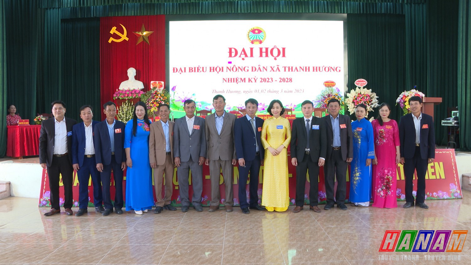 Hội nông dân xã Thanh Hương vừa long trọng tổ chức ĐH đại biểu Hội nông dân nhiệm kỳ 2023 – 2028