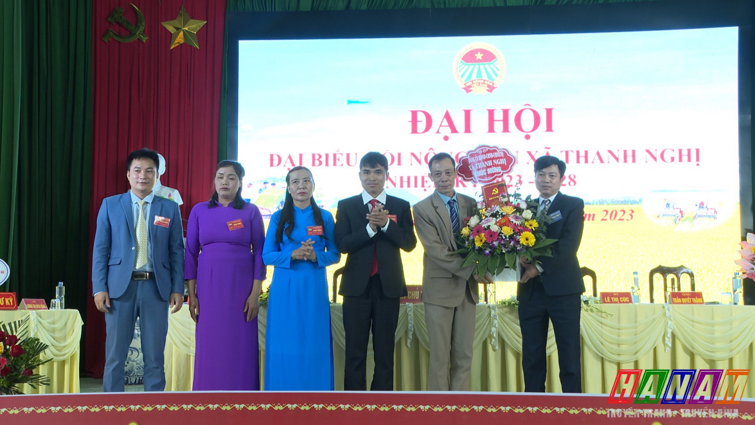 Xã Thanh Nghị Đại hội Nông dân, nhiệm kỳ 2023-2028.