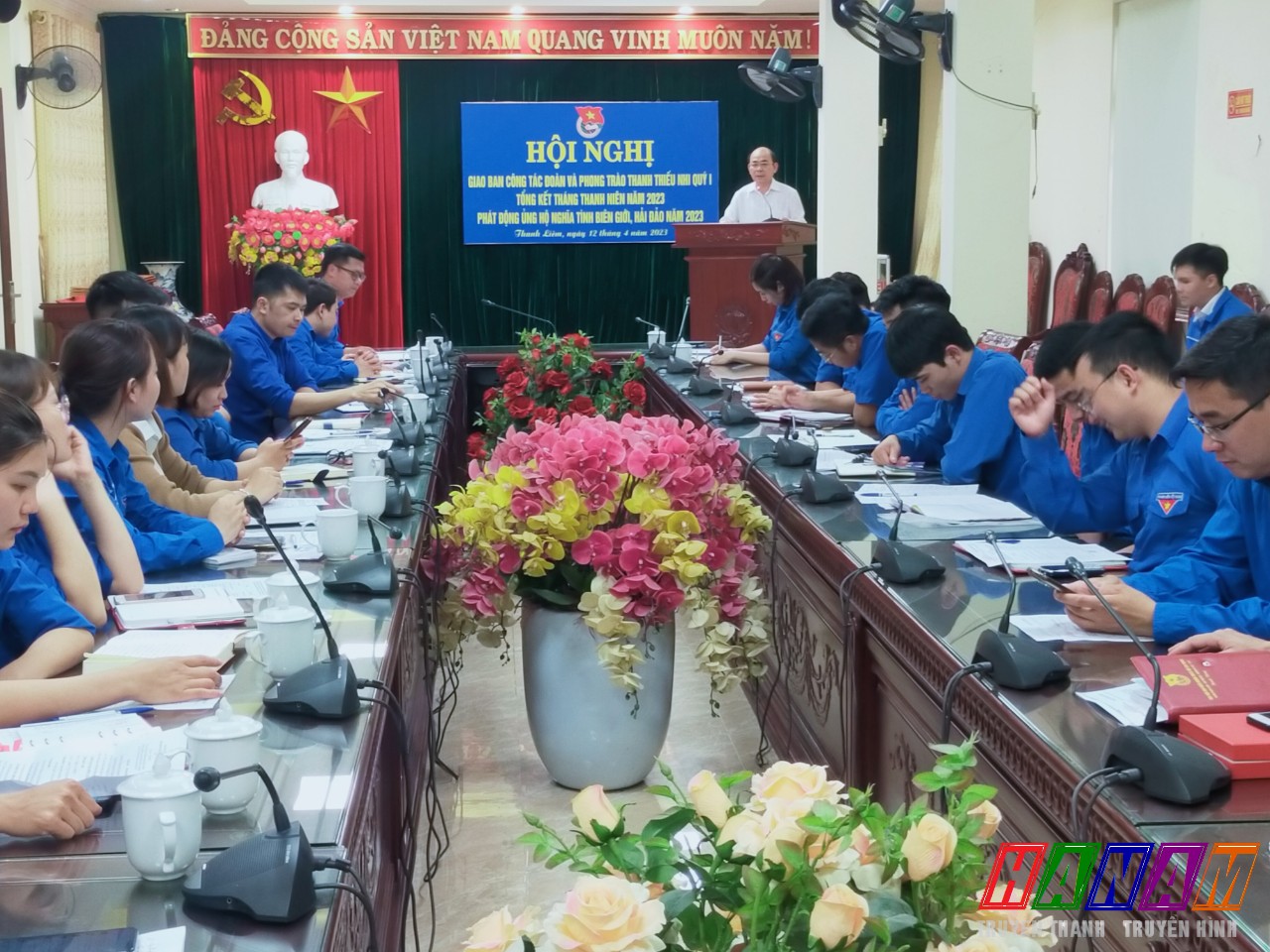 Đồng chí Trần Xuân Thành, Phó BT TT HU phát biểu tại hội nghị (1)