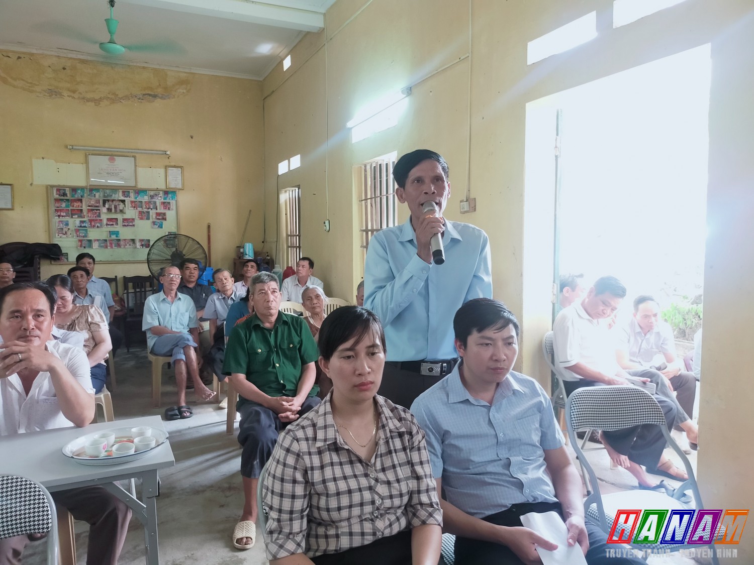 Đại diện cử tri Tổ dân Phố Non thị trấn Tân Thanh ý kiến
