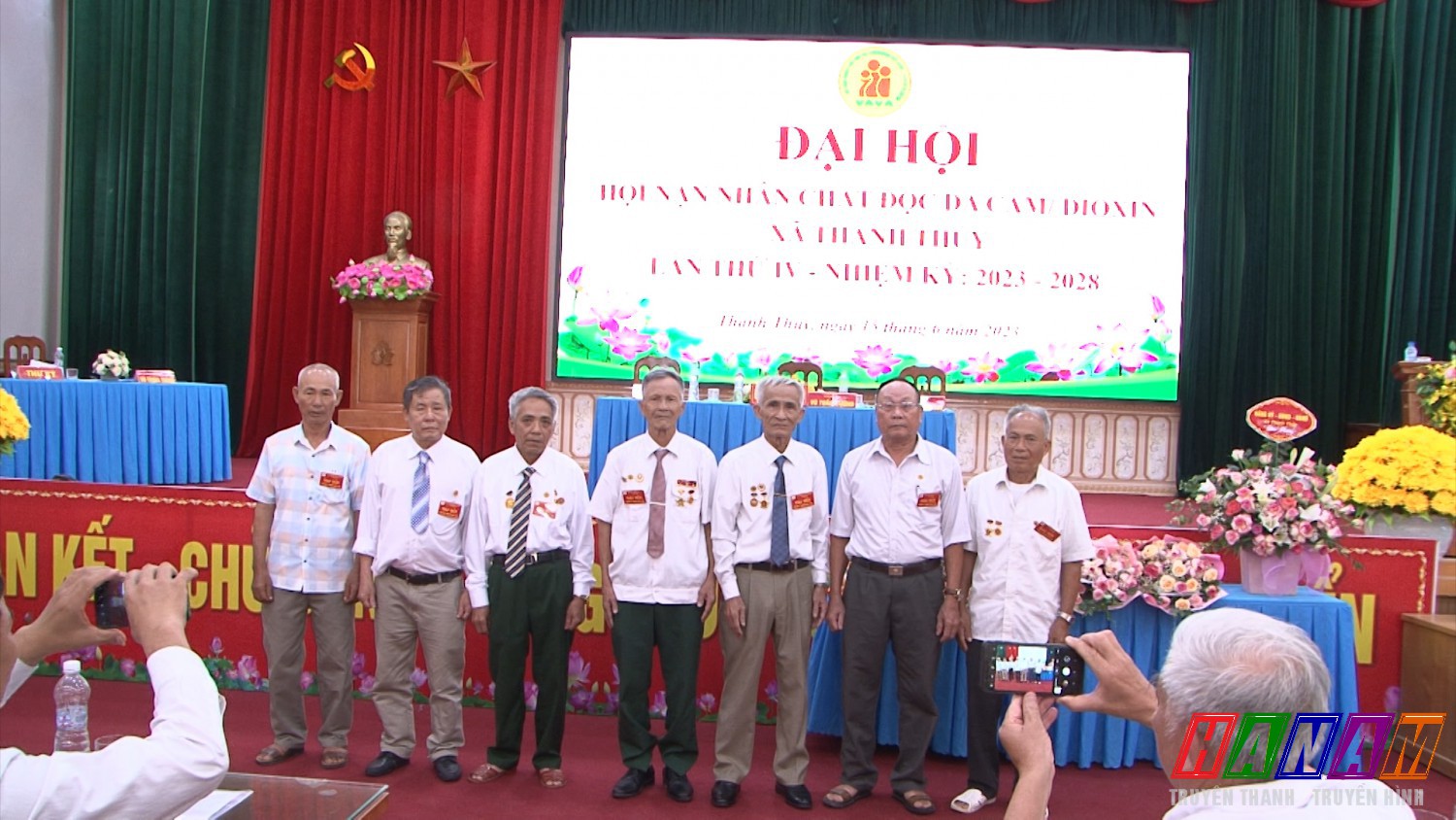 ra mắt đại hội chất độc da cam xã thanh thủy