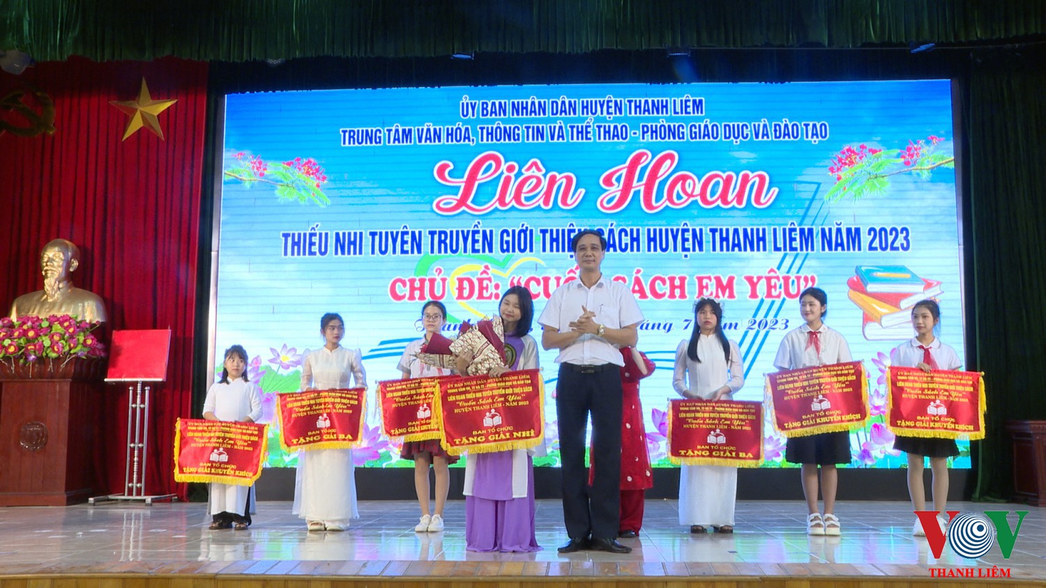 Thanh Liêm tổ chức Liêm hoan thiếu nhi tuyên truyền giới thiệu sách năm 2023