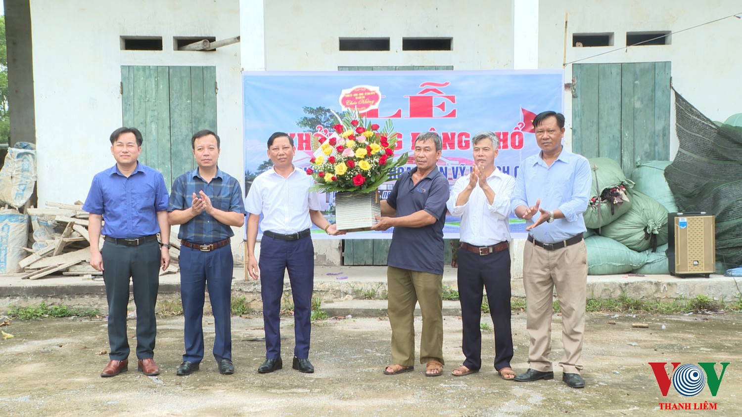 Liêm Túc. Khởi công động thổ xây dựng nhà văn hóa thôn Vỹ Khách Cầu.
