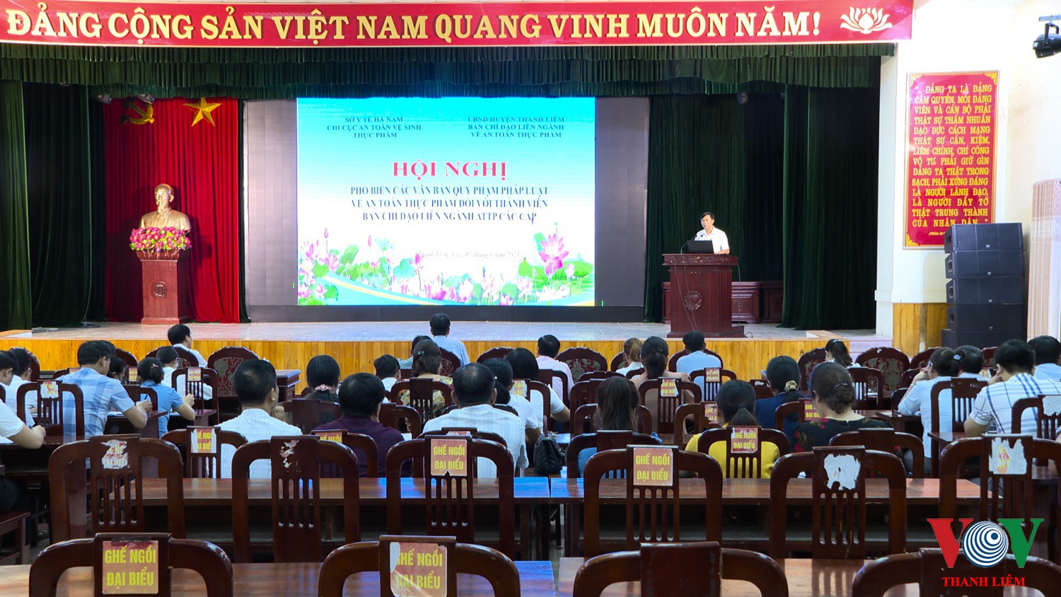 Thanh Liêm phổ biến các văn bản quy phạm pháp luật về ATTP.
