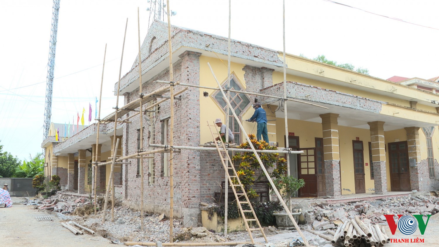 Liêm Thuận thực hiện tiêu chí xây dựng cơ sở hạ tầng văn hoá trong xây dựng NTM nâng cao.
