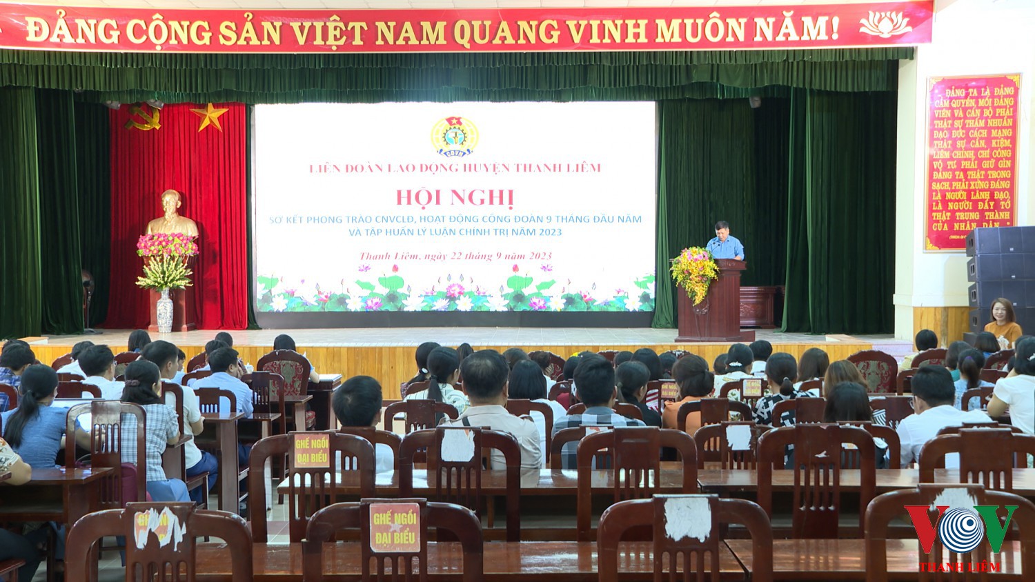 Thanh Liêm: Liên đoàn lao động huyện tập huấn lý luận chính trị