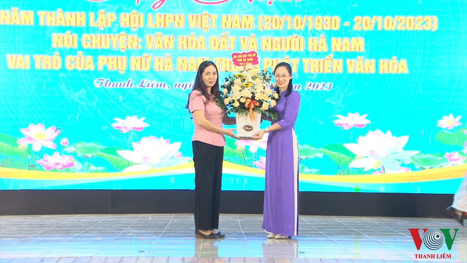 HPN huyện Thanh Liêm kỷ niệm 93 năm ngày thành lập hội LHPN Việt Nam.