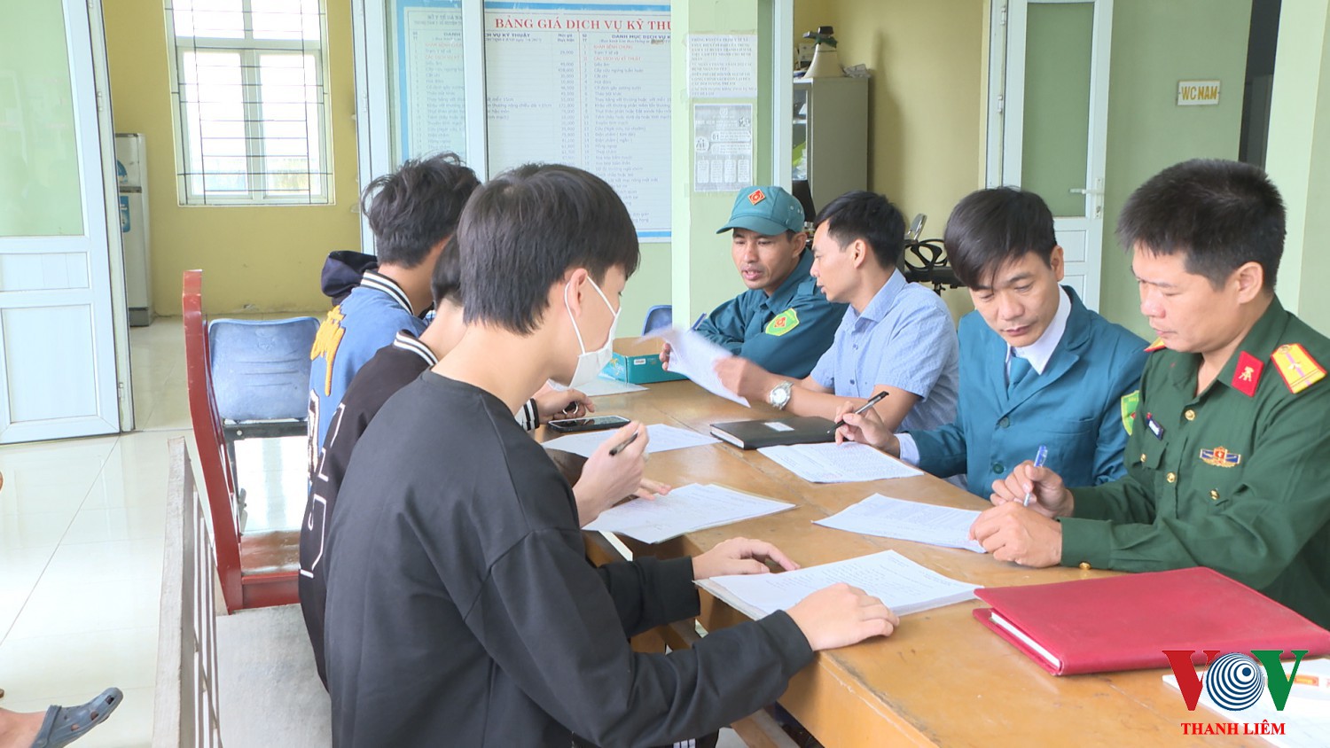 Liêm Thuận sơ tuyển nghĩa vụ quân sự năm 2024.