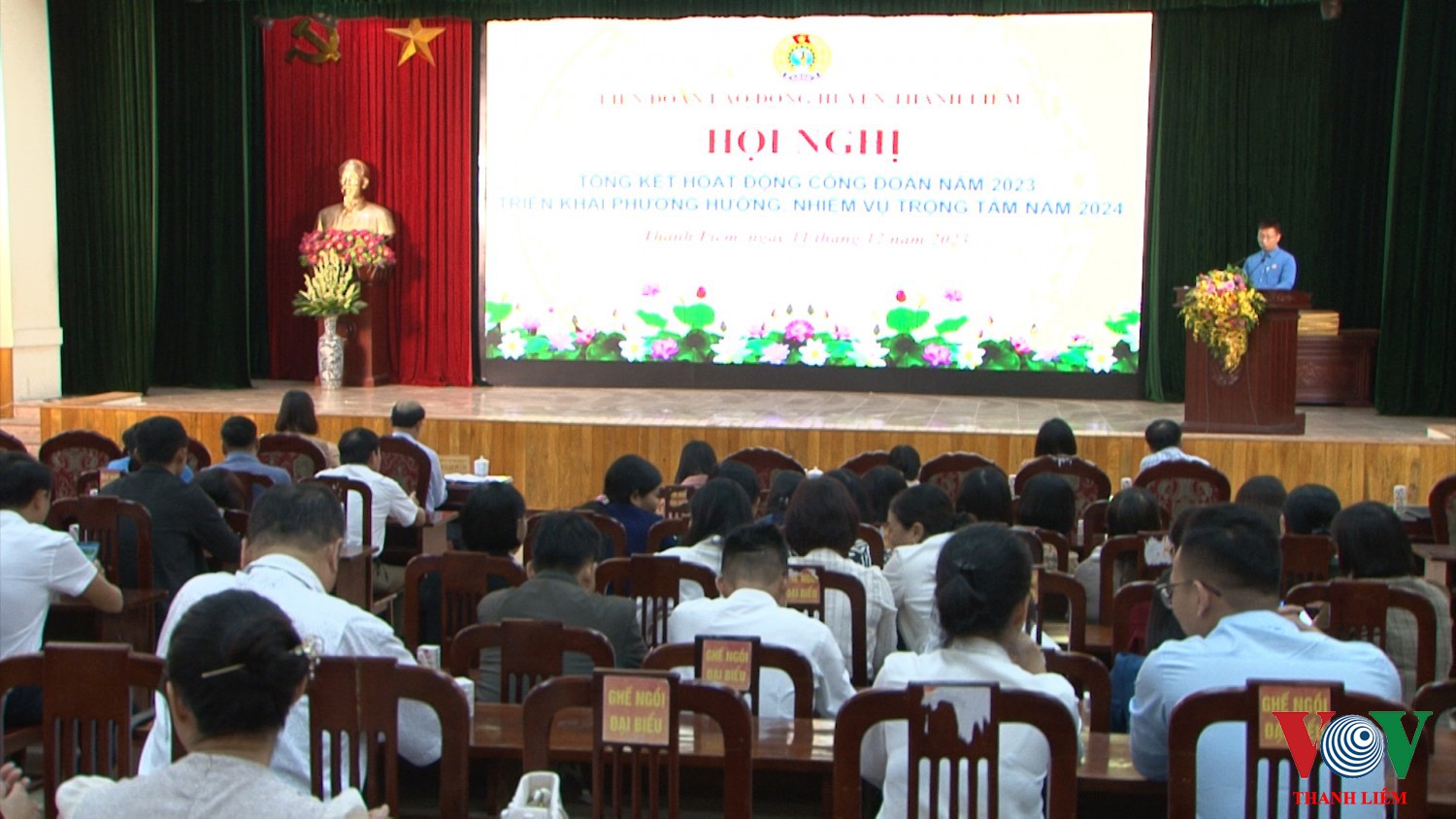 Đồng chí Phó CT LĐLĐ tỉnh phát biểu chỉ đạo