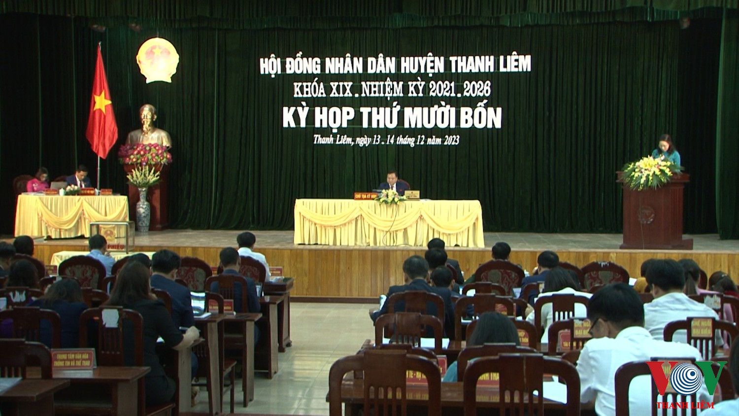 Toàn cảnh kỳ họp. Ảnh: Khắc Hùng