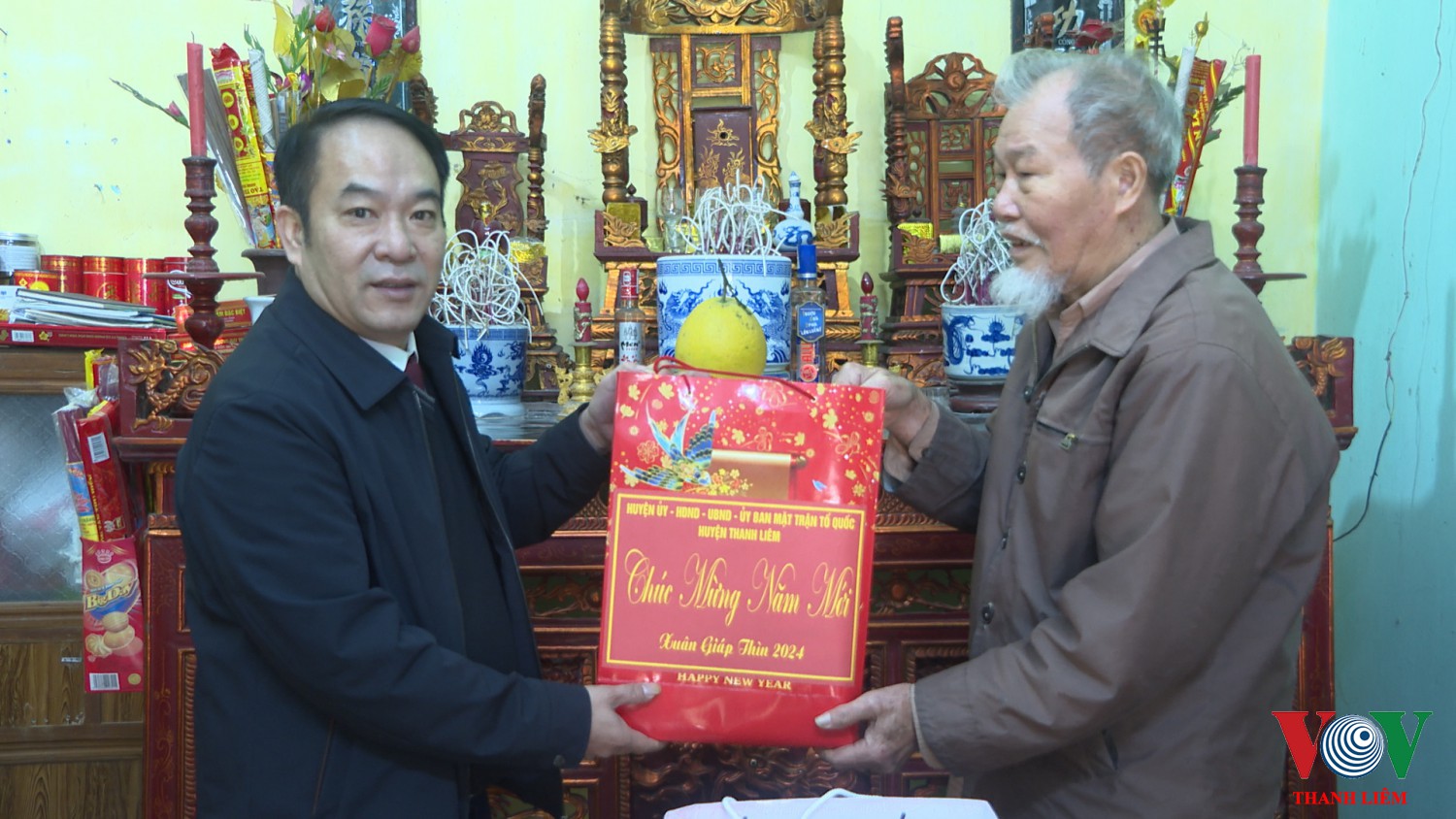 Thanh Liêm: thăm, tặng quà, chúc tết hộ nghèo, người có công, đối tượng bảo trợ xã hội