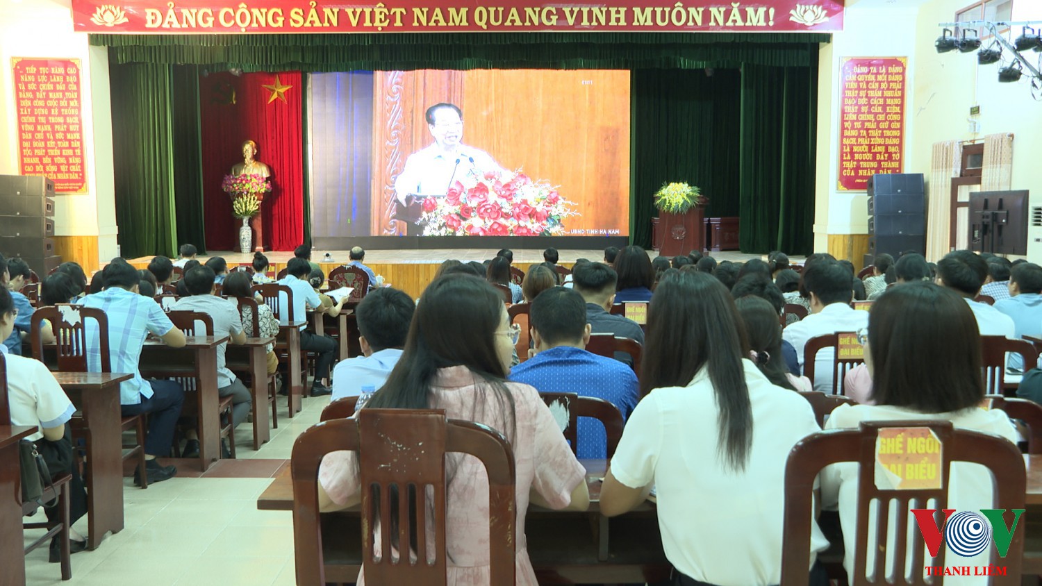 Quang cảnh hội nghị học tập. Ảnh: Kim Dung