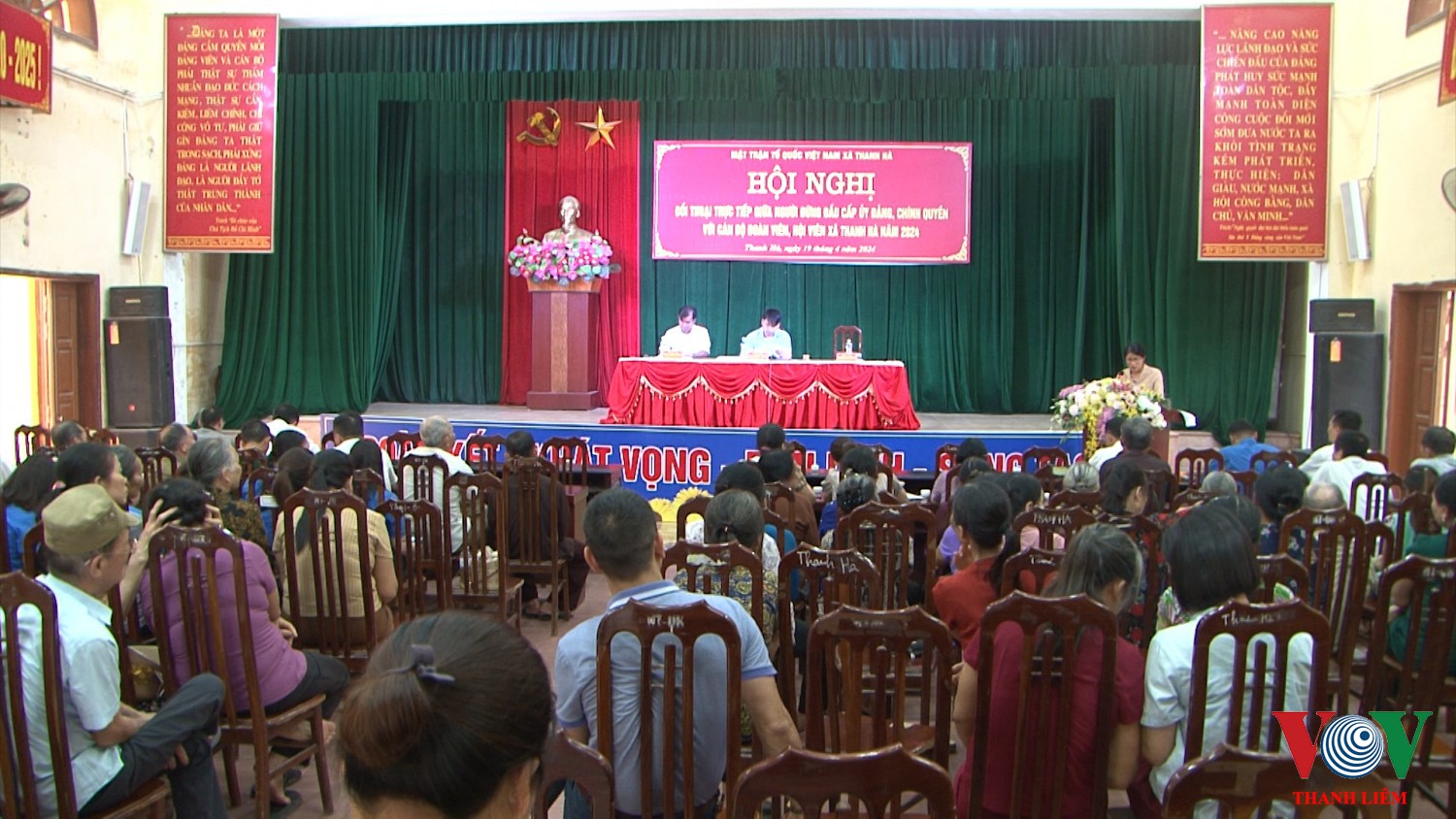 Đại diện UBND trả lời ý kiến