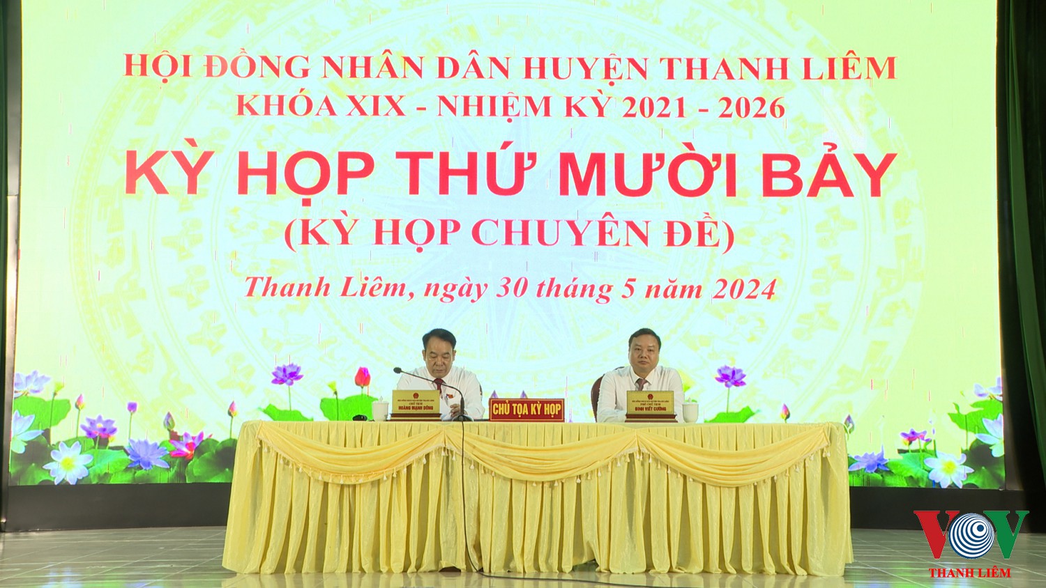 Chủ toạ kỳ họp