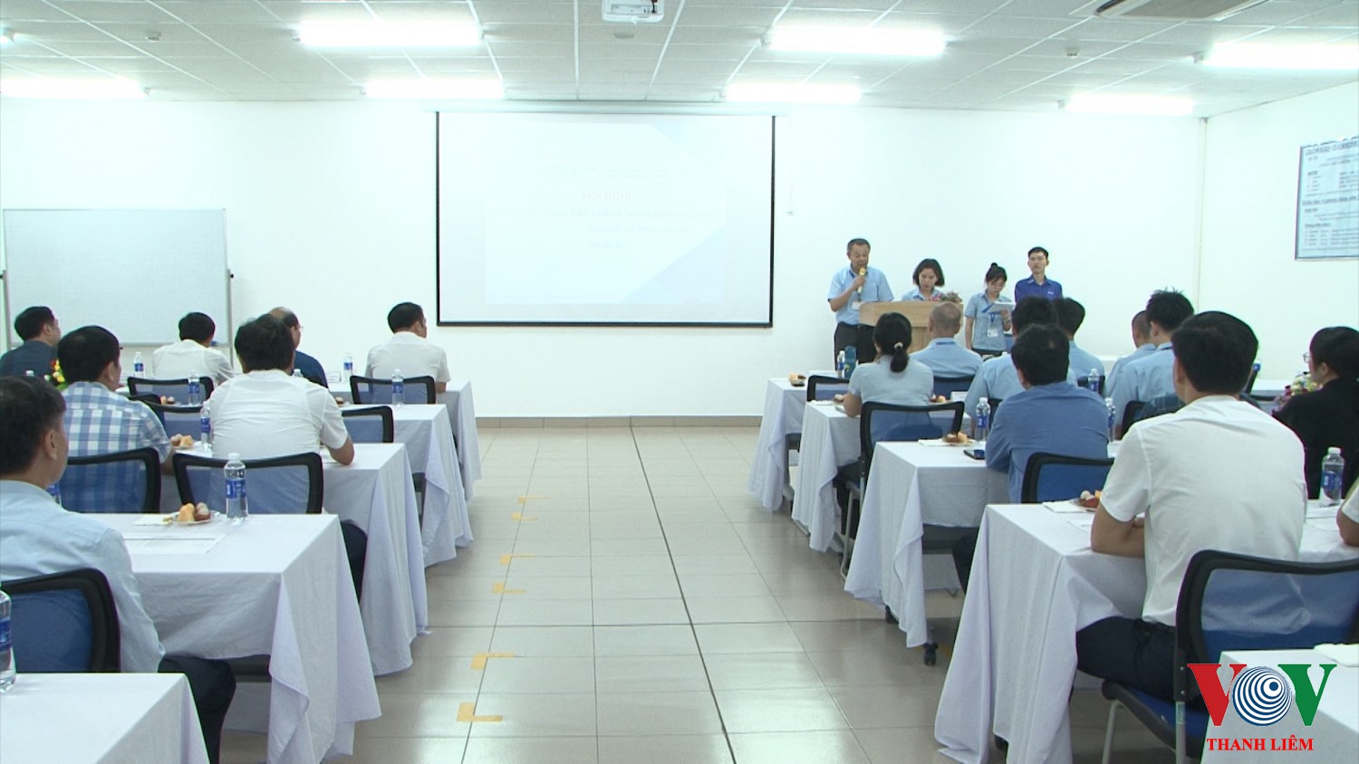 Đại diện cty dây dẫn Sumi thanh liêm phát biểu tại hội nghị