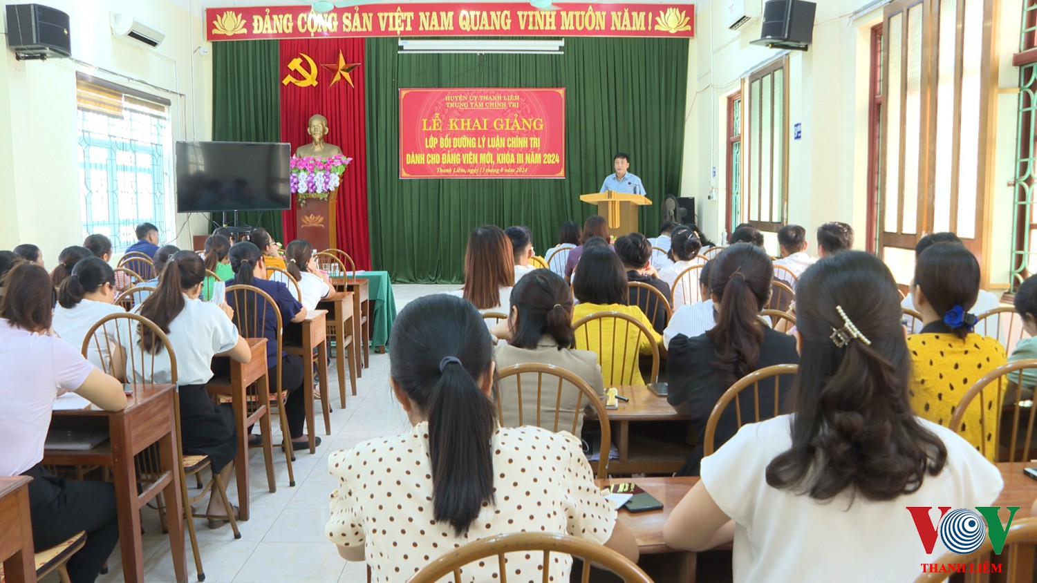 Toàn cảnh lớp bồi dưỡng. Ảnh: Kim Dung