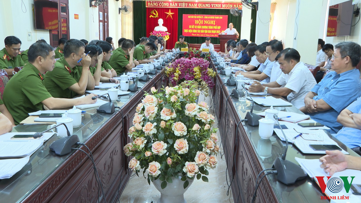 Đồng chí Trần Xuân Thành, Phó BT TT HU phát biểu tại hội nghị