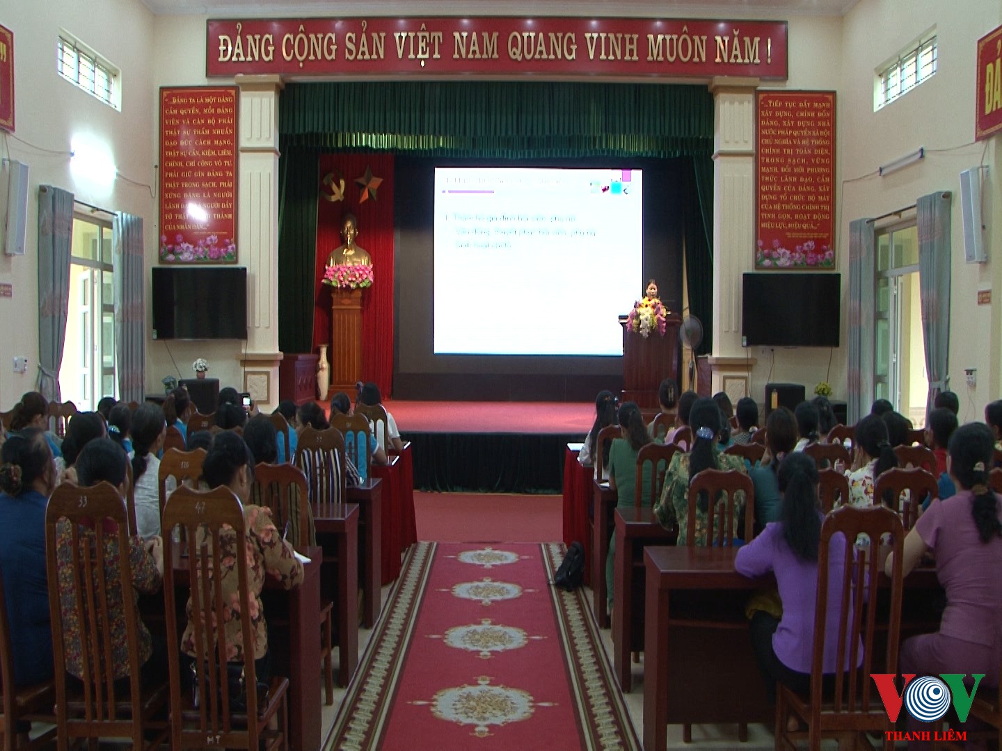 Quang cảnh hội nghị tập huấn. Ảnh: Khắc Hùng