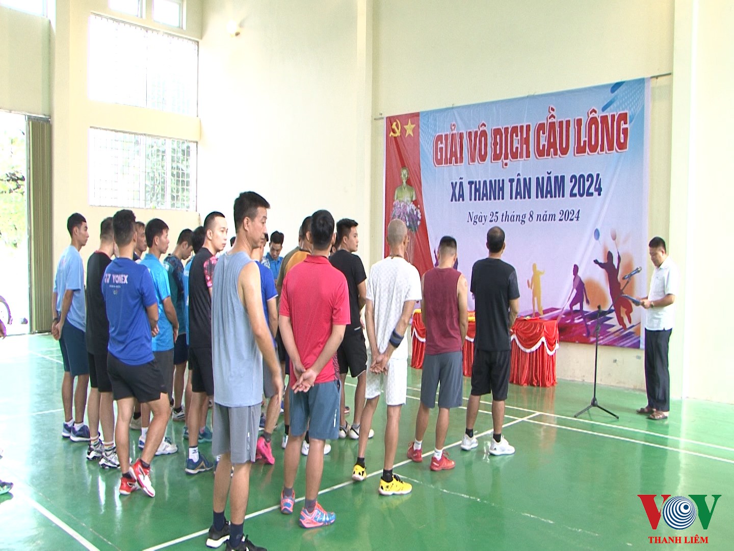 Xã Thanh Tân vừa tổ chức giải vô địch cầu lông năm 2024.