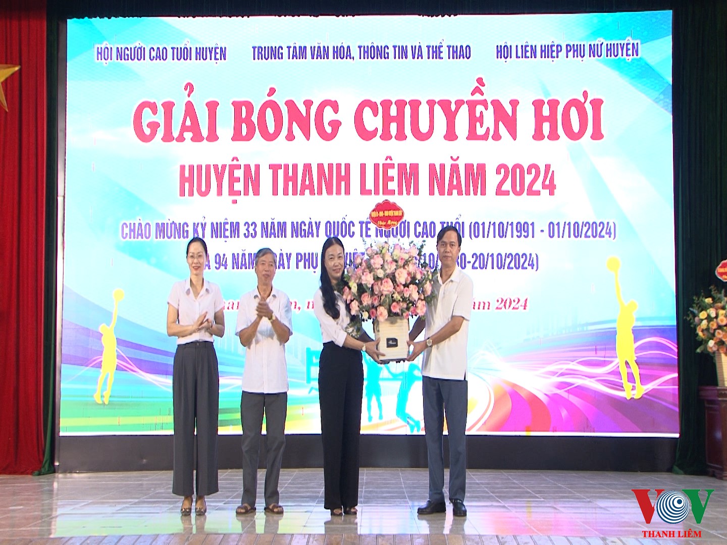 Thanh Liêm: tổ chức giải bóng chuyền hơi huyện Thanh Liêm năm 2024.