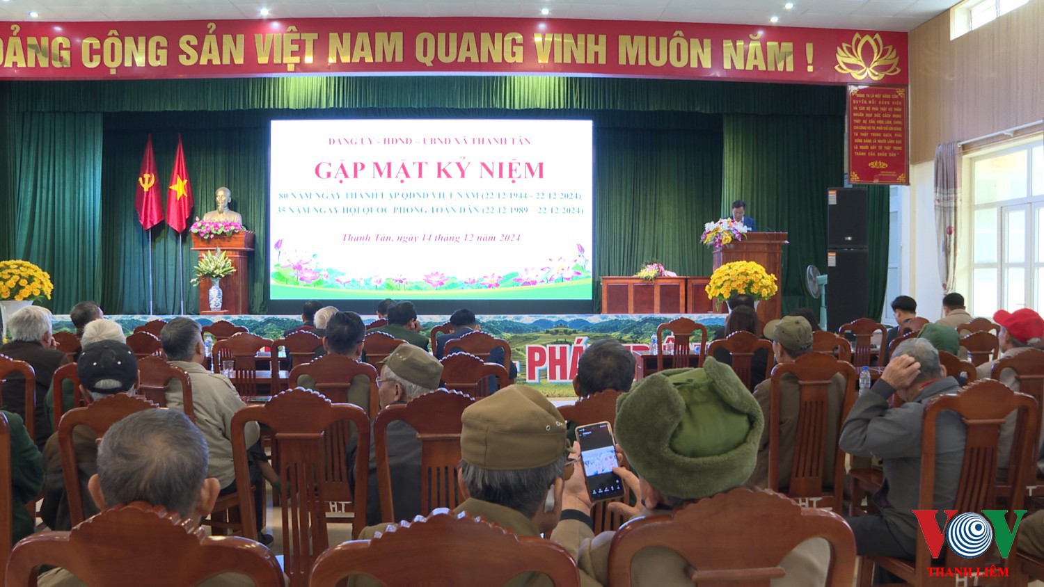 Quang cảnh lễ kỷ niệm. Ảnh: Kim Dung