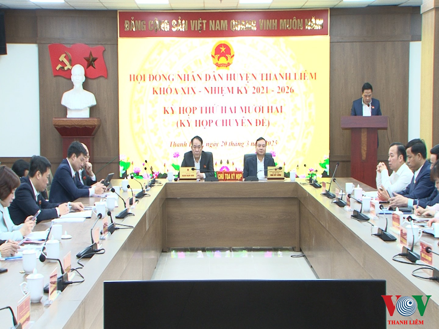 Toàn cảnh kỳ họp. Ảnh: Khắc Hùng