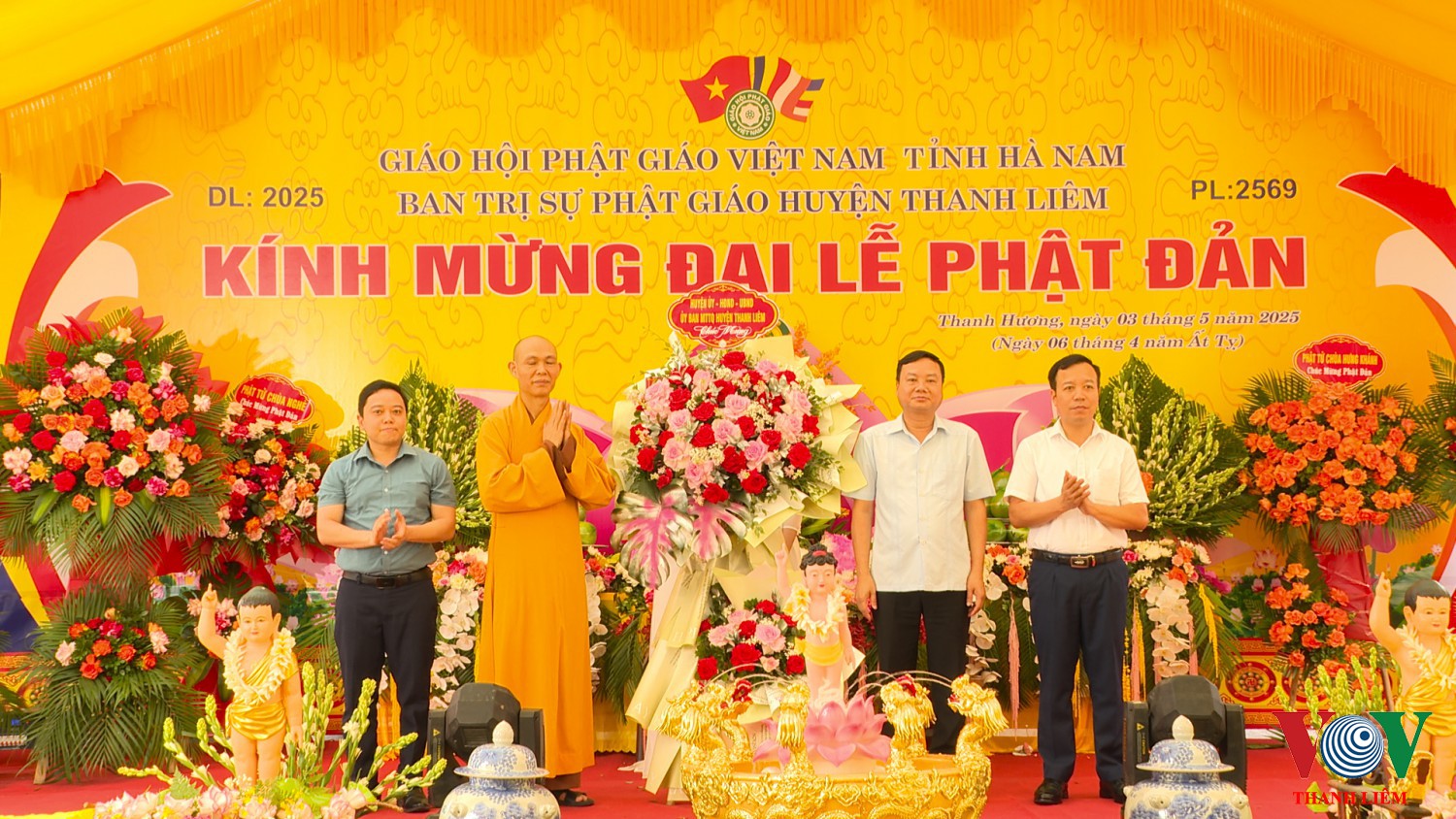 Thanh Liêm: Ban trị sự Giáo hội Phật giáo tổ chức Đại lễ Phật đản.