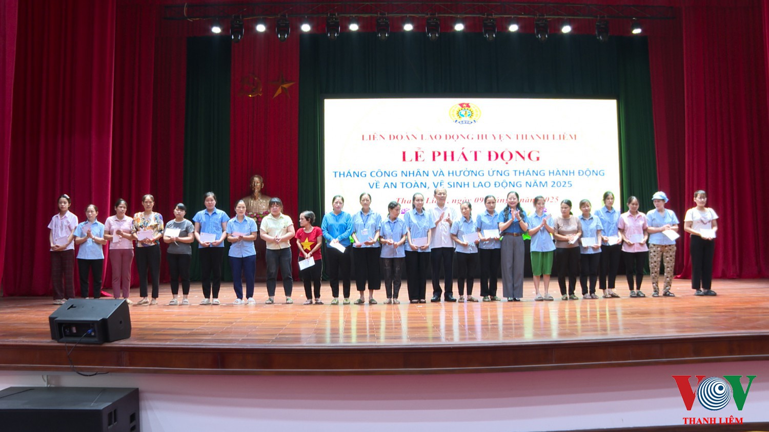 Thanh Liêm : Liên đoàn lao động huyện tổ chức lễ phát động Tháng công nhân