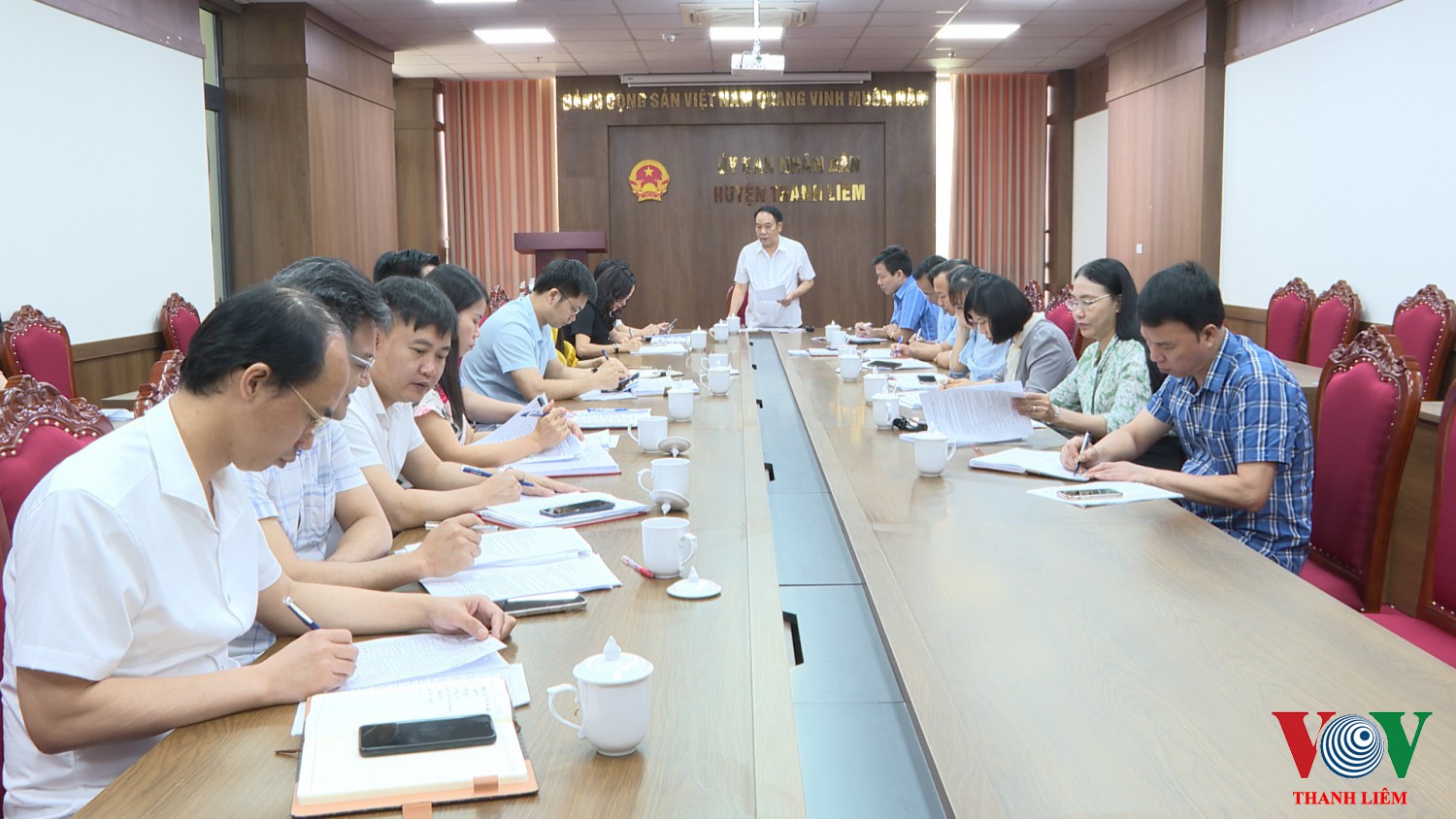 Thường trực HĐND huyện Thanh Liêm: hội nghị thảo luận các nội dung trình tại kỳ họp thứ Hai mươi tư.